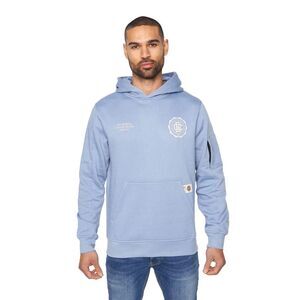 Duck and Cover Mens Keyaan Hoodie / Blue